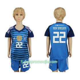 Njemačka Dres Ter Stegen 22 Golmanski Dječji Domaći Svjetsko prvenstvo 2018